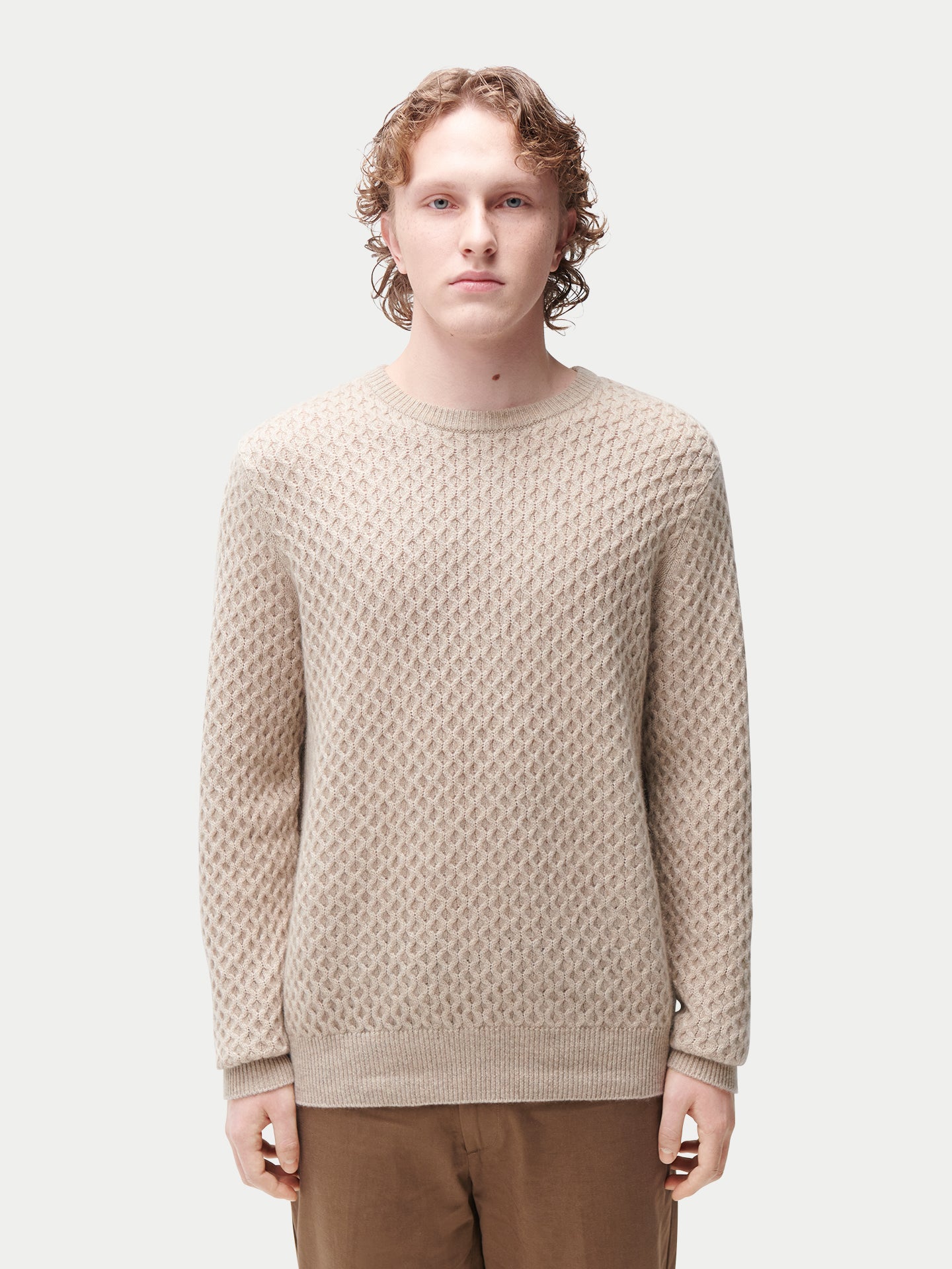 Zopfmuster Kaschmirpullover