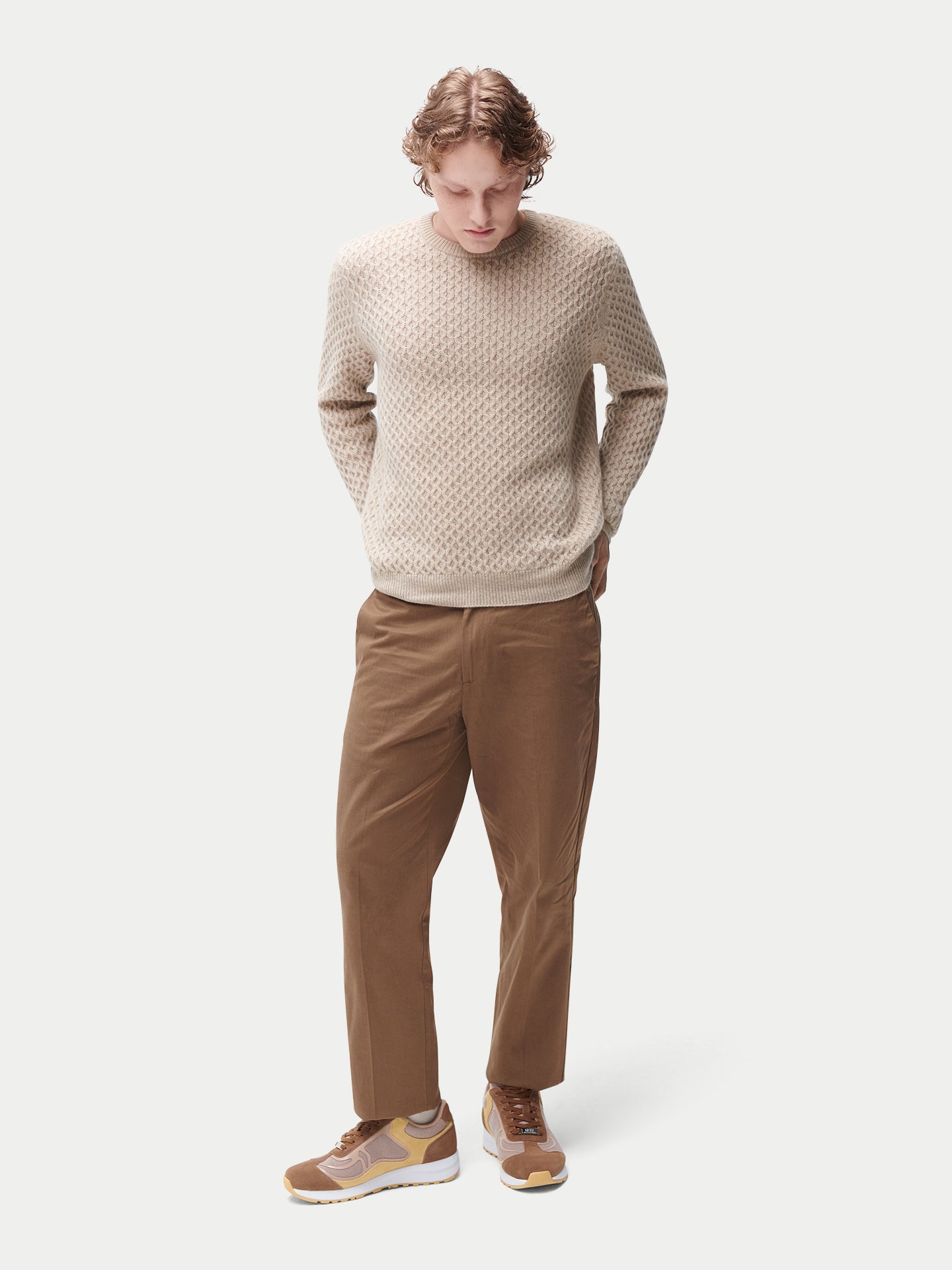 Zopfmuster Kaschmirpullover