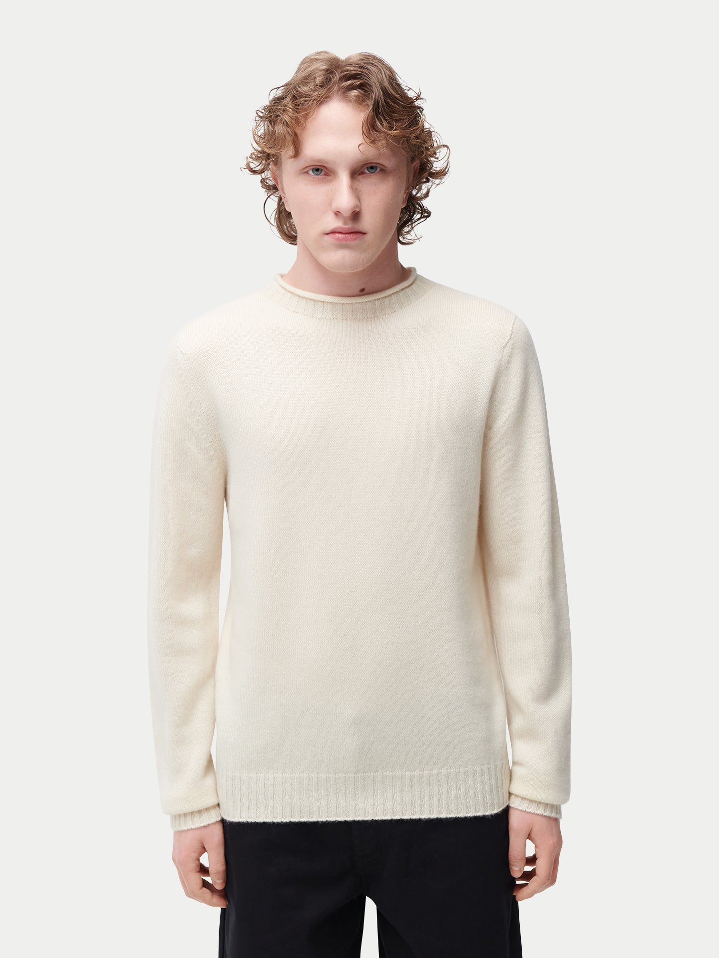 Kaschmirpullover mit Rollkragen