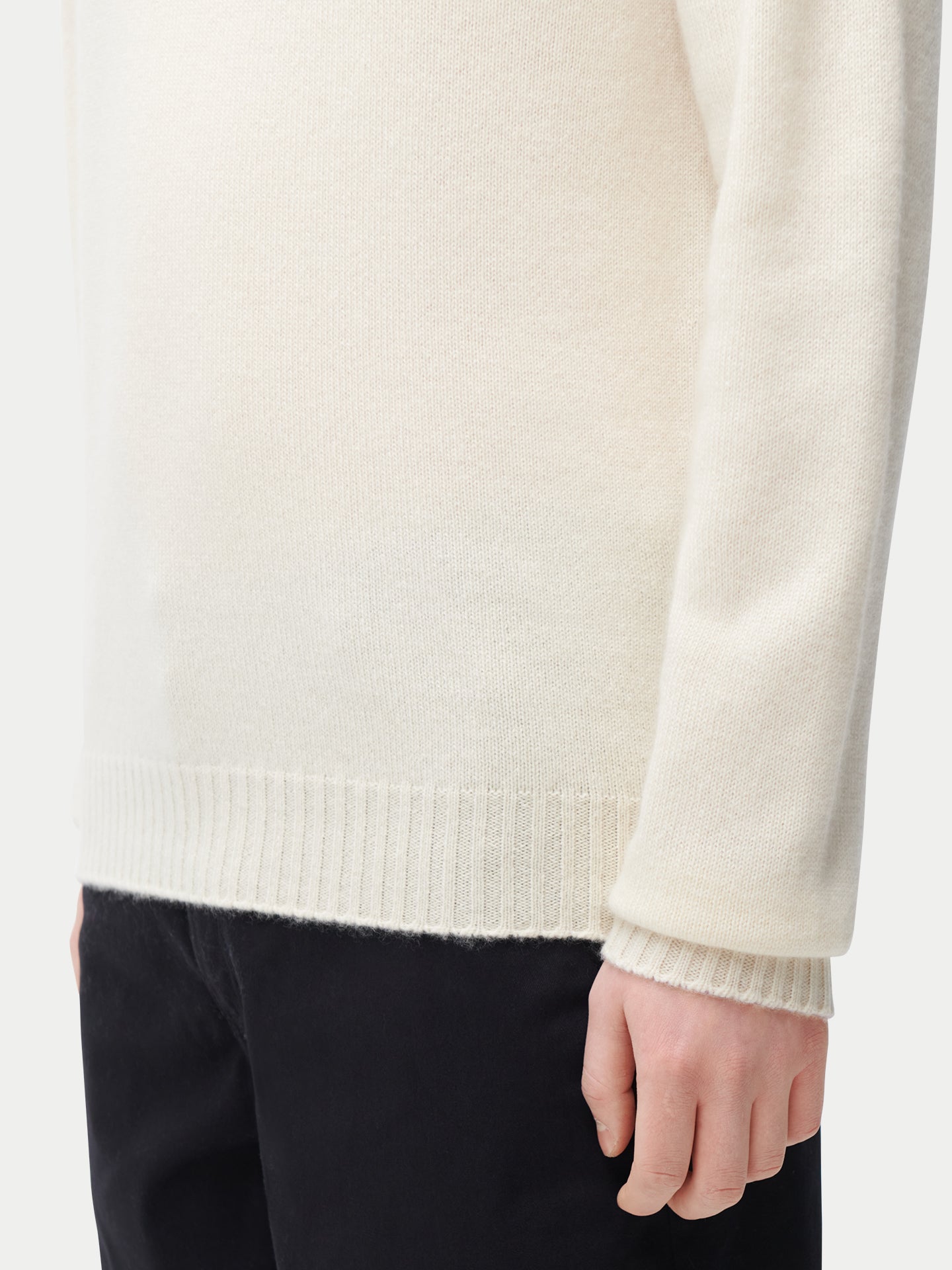 Kaschmirpullover mit Rollkragen