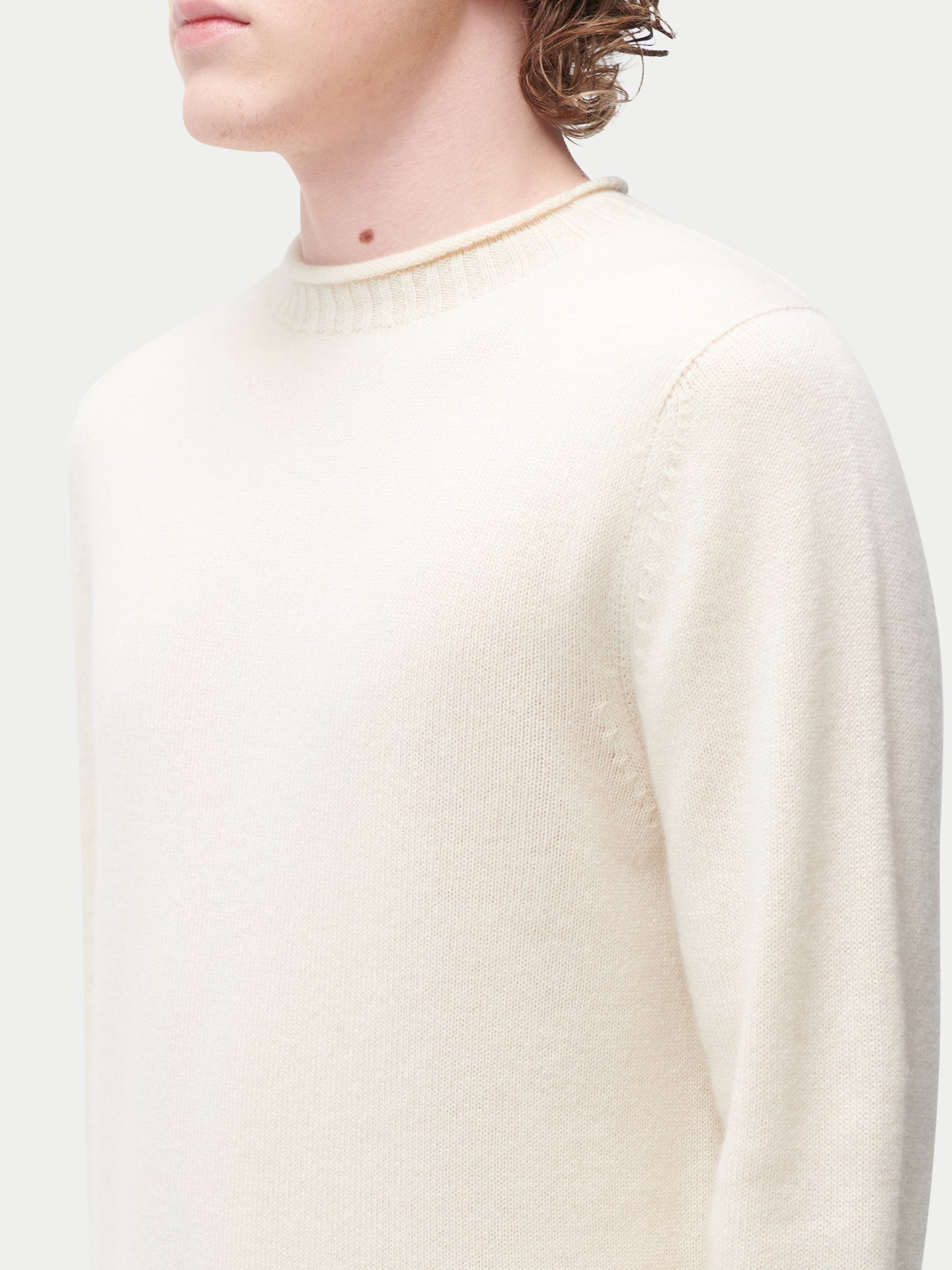 Kaschmirpullover mit Rollkragen