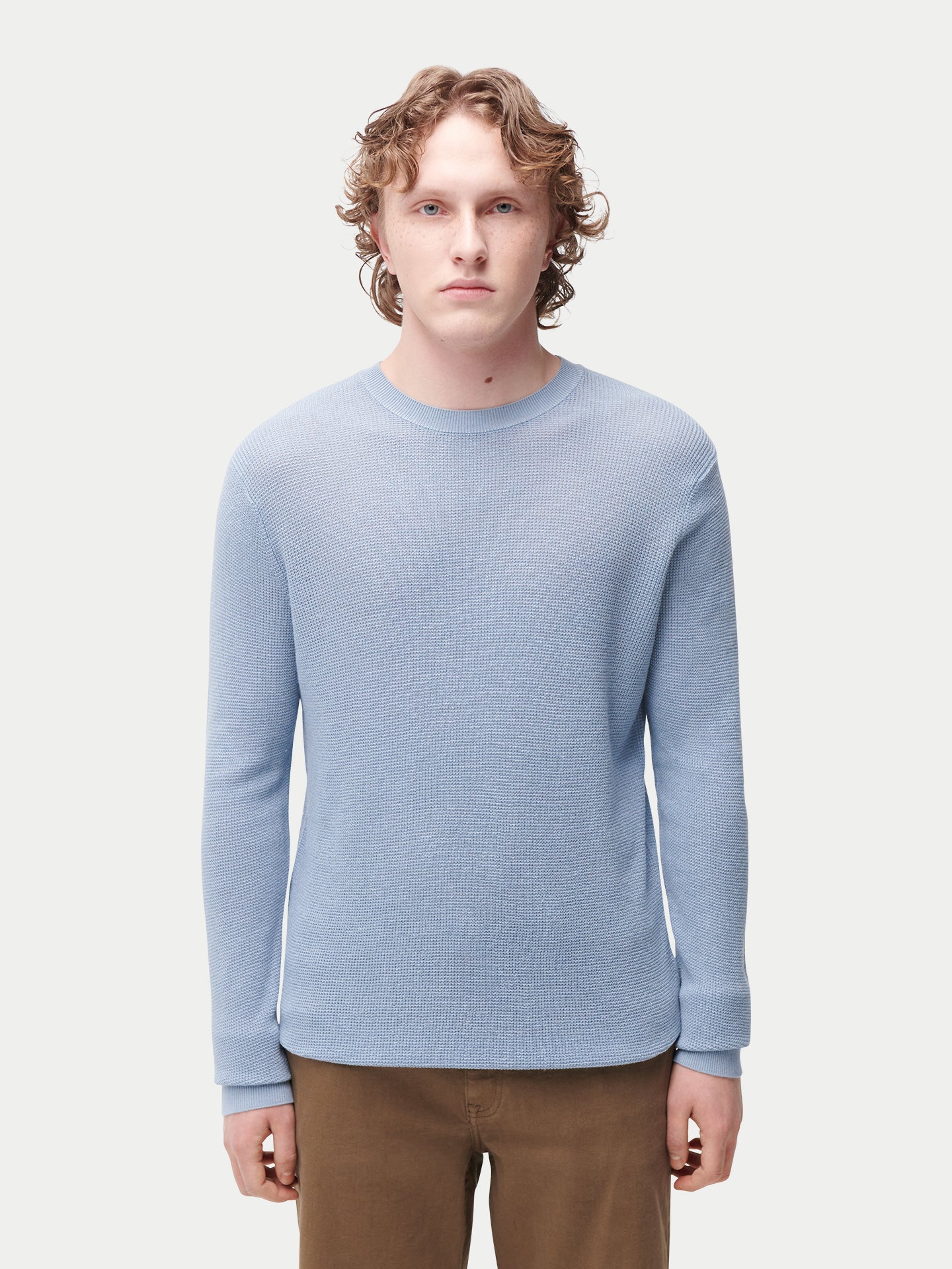 Leichter Pullover aus Kaschmir Seide