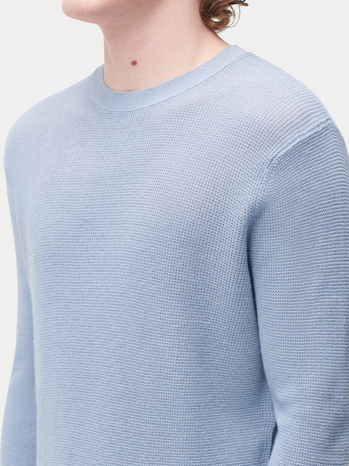 Leichter Pullover aus Kaschmir Seide