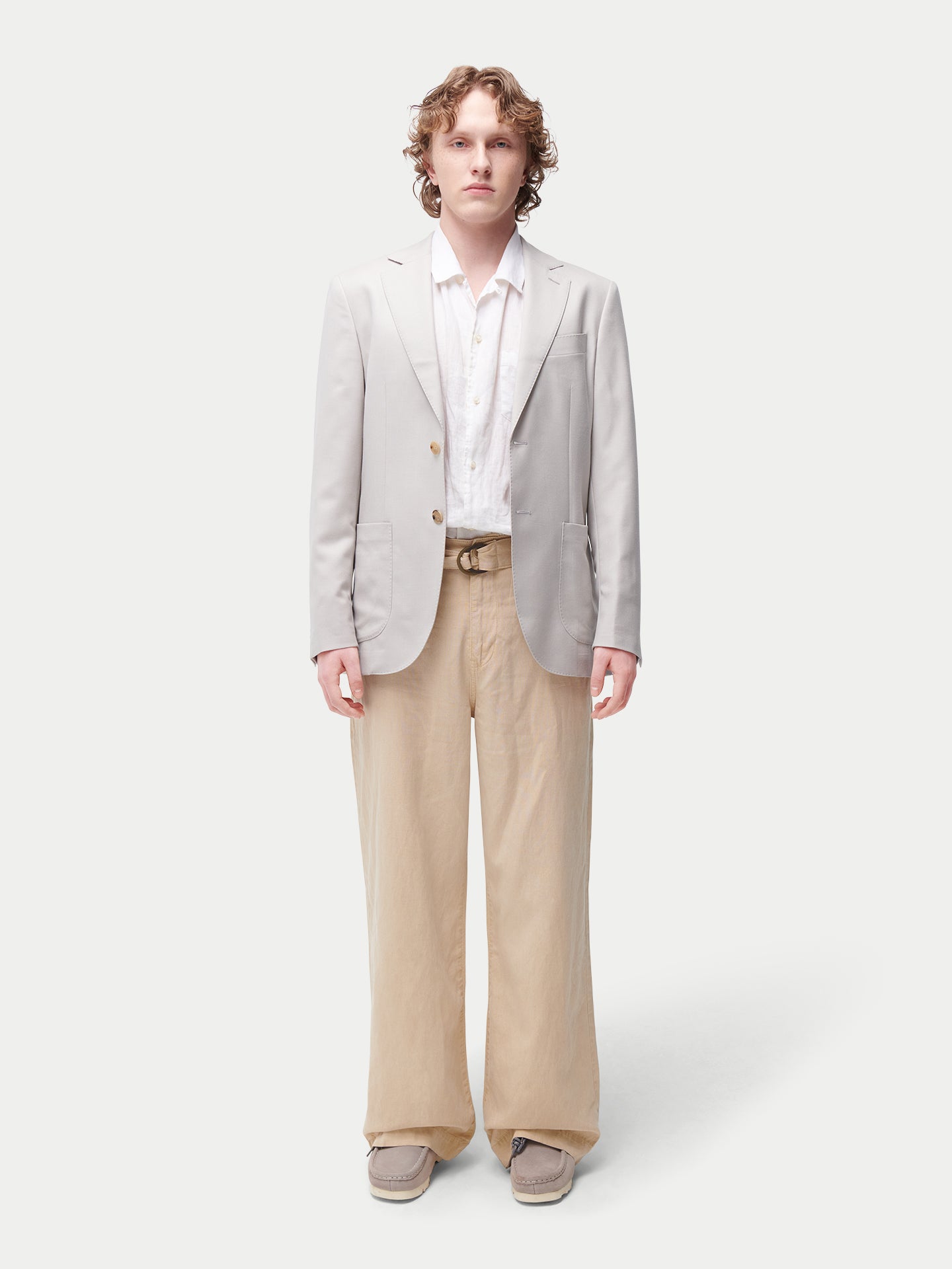 Einreihiger Herren-Blazer aus Kaschmir