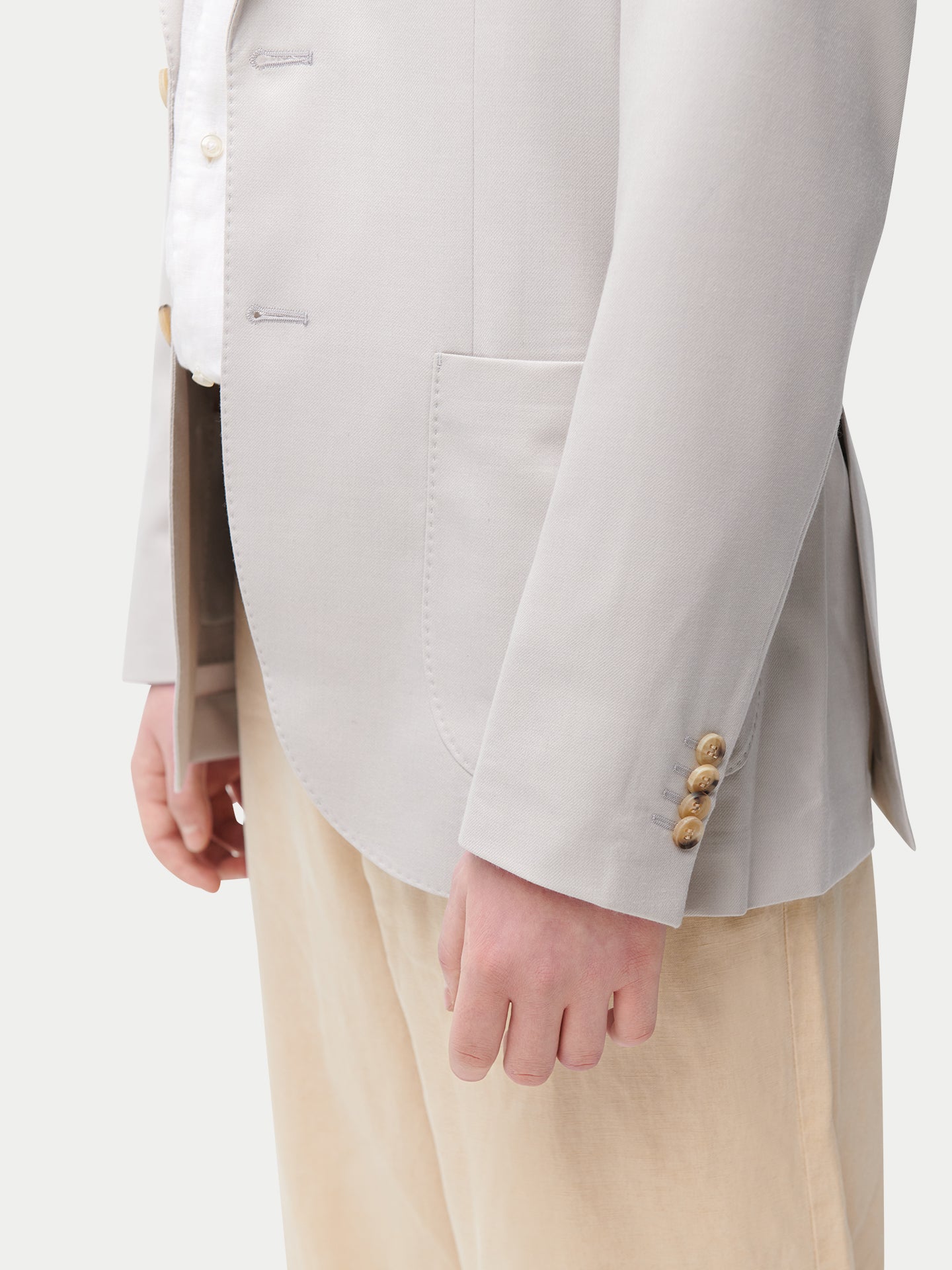 Einreihiger Herren-Blazer aus Kaschmir
