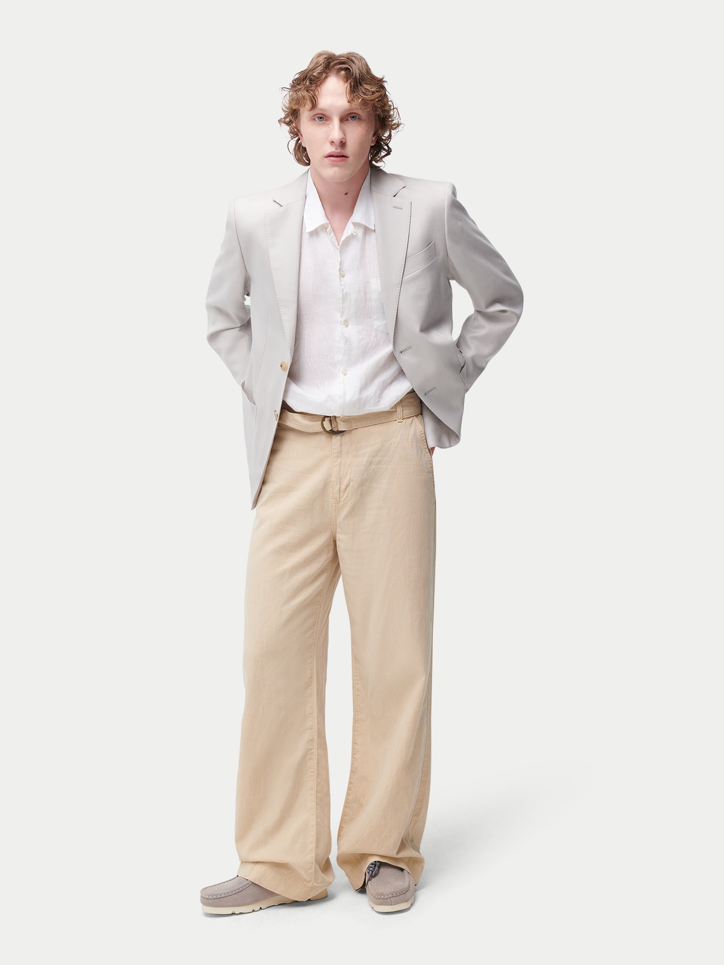 Einreihiger Herren-Blazer aus Kaschmir