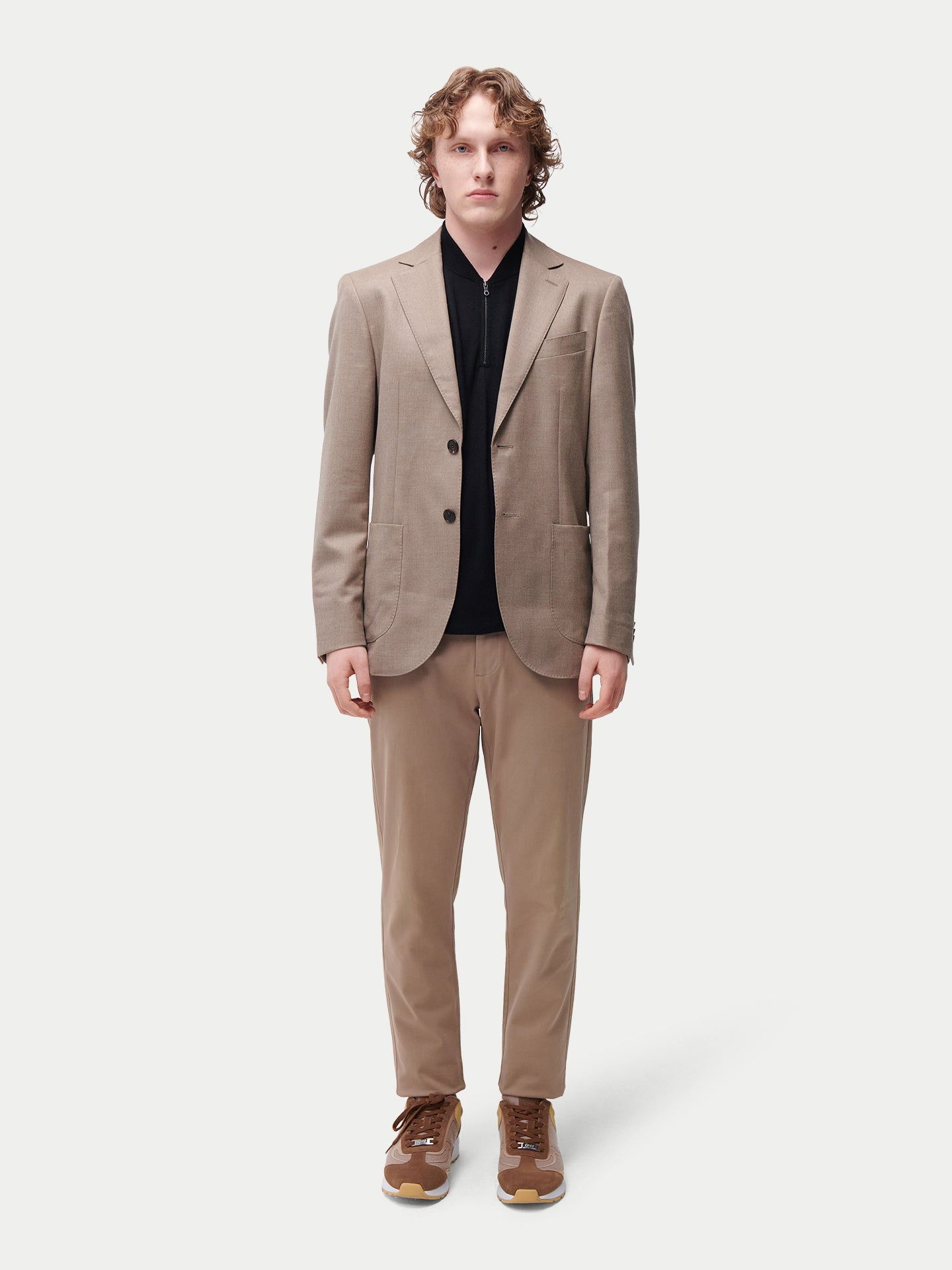 Einreihiger Herren-Blazer aus Kaschmir