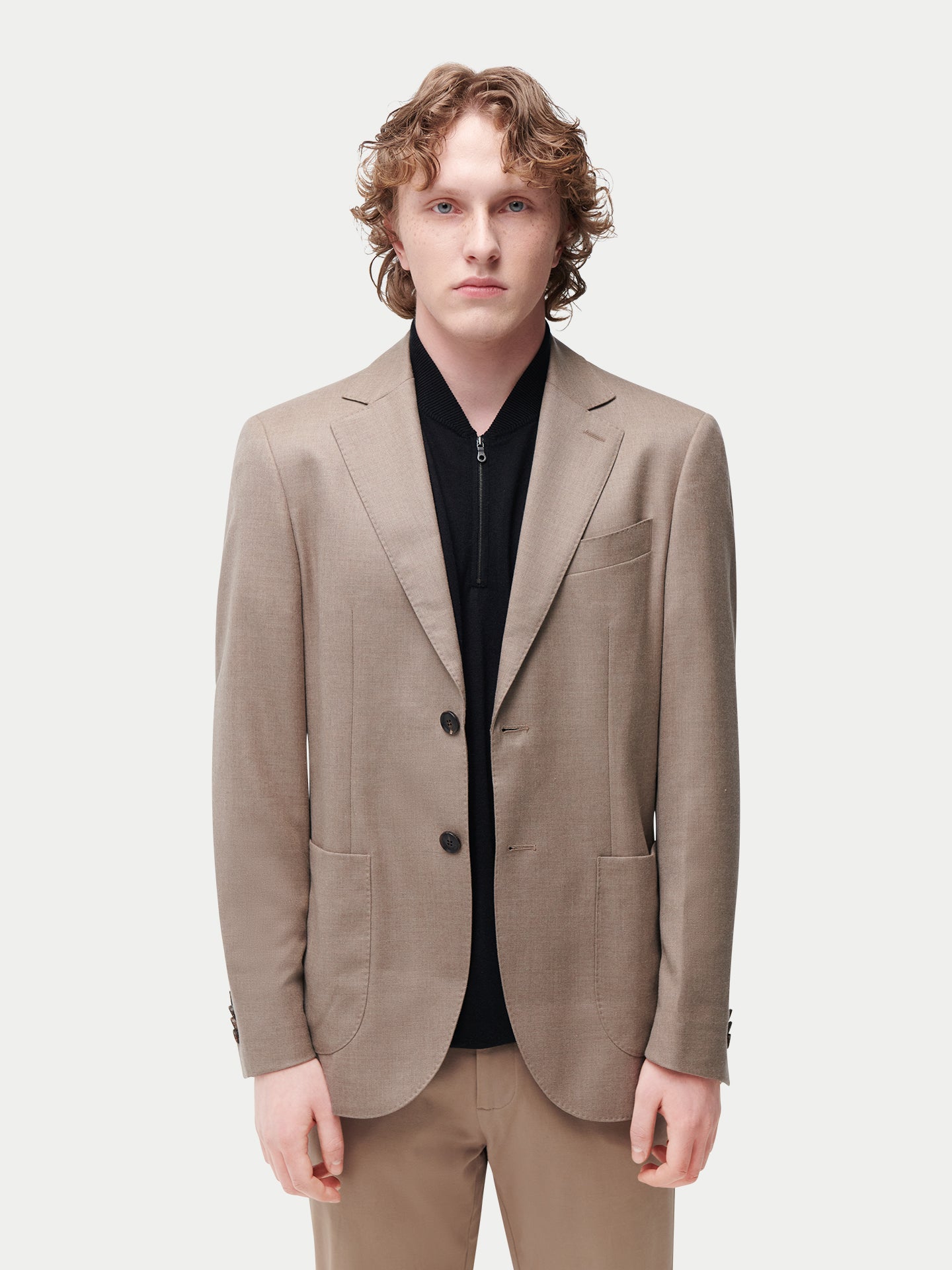 Einreihiger Herren-Blazer aus Kaschmir