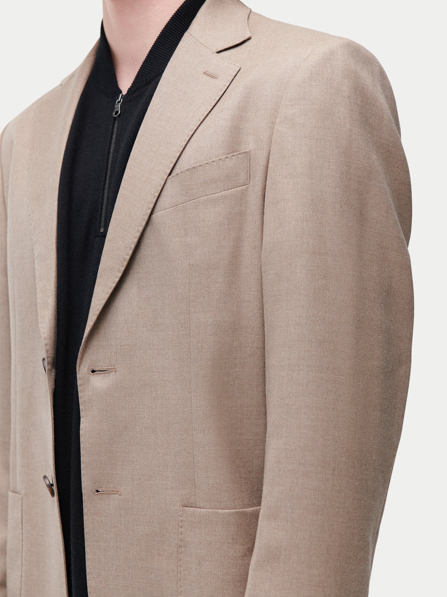 Einreihiger Herren-Blazer aus Kaschmir