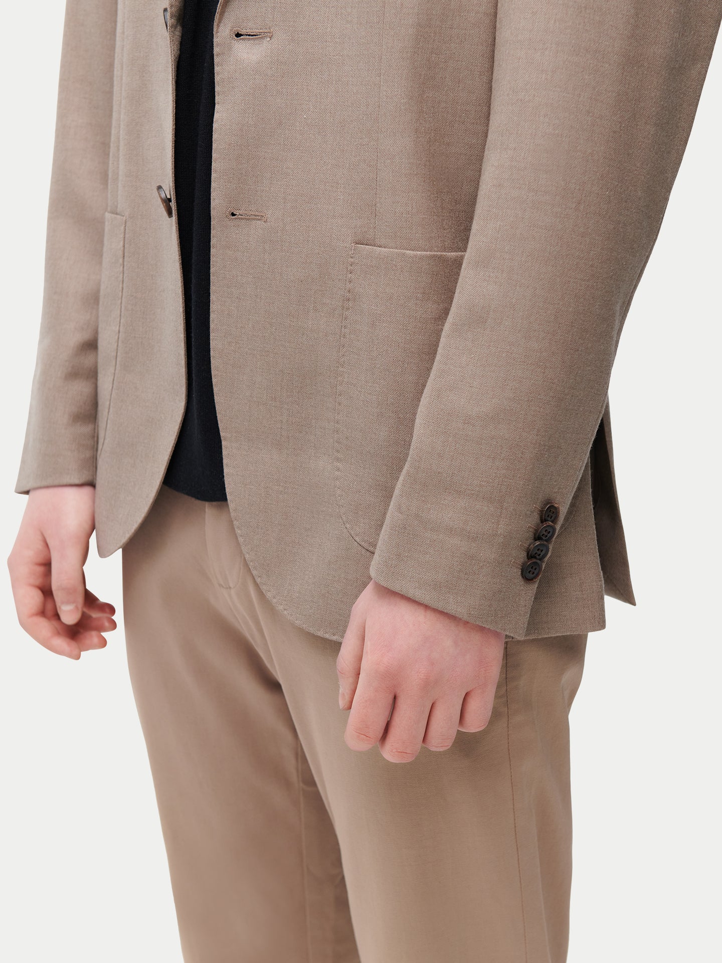 Einreihiger Herren-Blazer aus Kaschmir