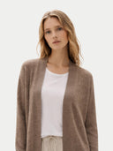 Ajour-Strick Kaschmir-Cardigan