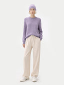 99€ Kaschmir Set Pullover & Mütze Purple Ash | GOBI Cashmere
