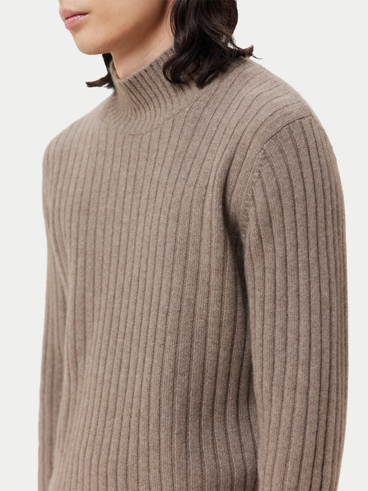 Kaschmir Pullover mit Strukturstrick