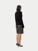 Kaschmir Strickjacke mit V-Ausschnitt schwarz - Gobi Cashmere