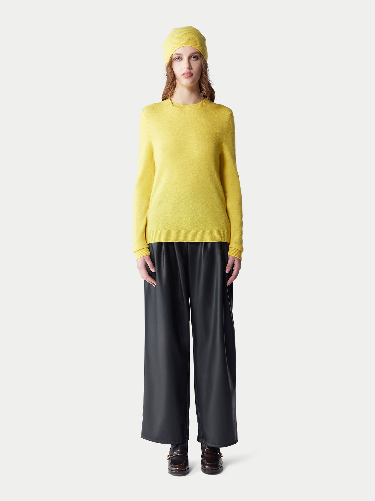 99€ Kaschmir-Set aus Pullover und Mütze