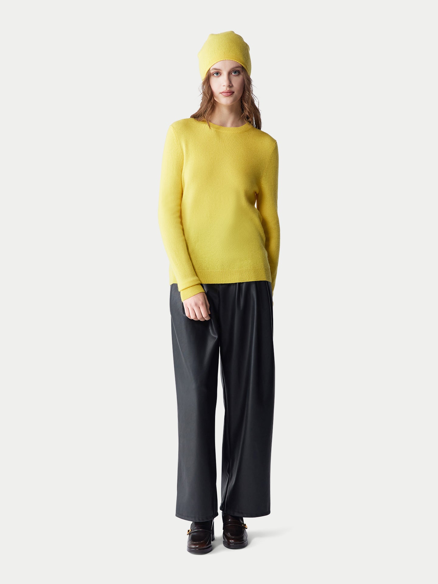 99€ Kaschmir-Set aus Pullover und Mütze