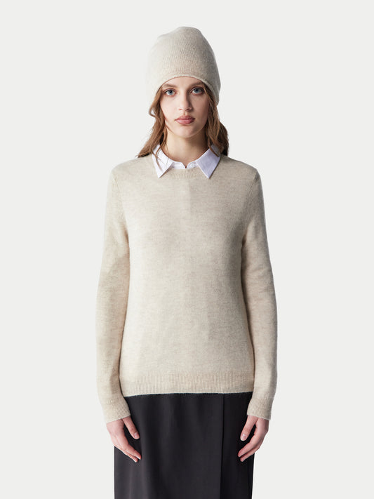 99€ Kaschmir-Set aus Pullover und Mütze