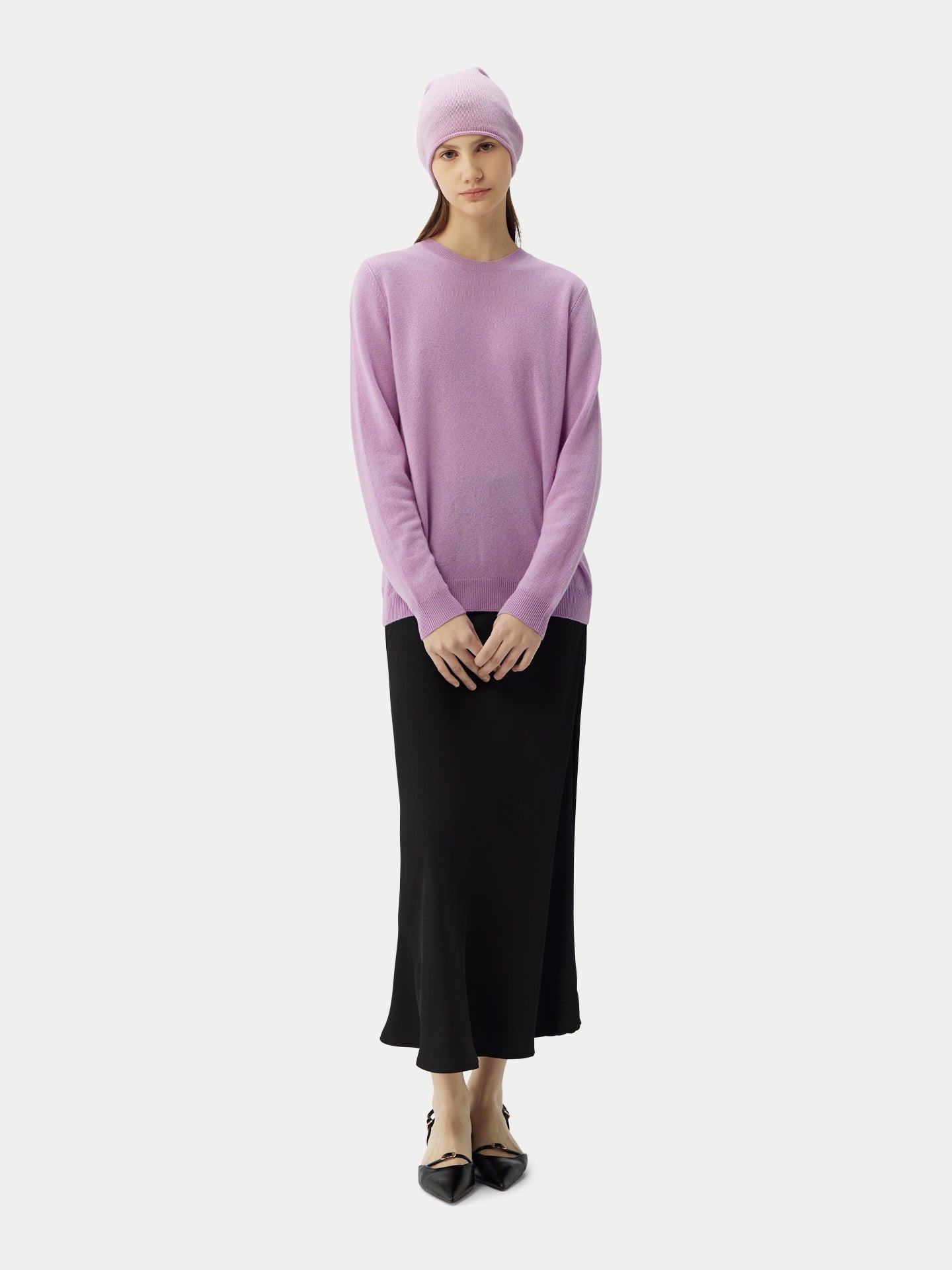 99€ Kaschmir-Set aus Pullover und Mütze