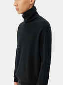 Basic Kaschmir Rollkragenpullover Schwarz - Gobi Cashmere