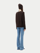 Damen Kaschmir 99€ Set aus Pullover und Mütze Braun - Gobi Cashmere