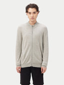 Herren Strickjacke mit Reißverschluss Dämmerung Blau | GOBI Cashmere #color_dammerung-blau