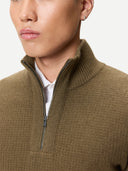 Herren Kaschmir-Pullover mit Reißverschluss | GOBI
