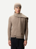 Waffelstrick Kaschmir-Mütze Taupe - Gobi Cashmere