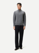 Herren Kaschmir-Pullover mit Reißverschluss | GOBI