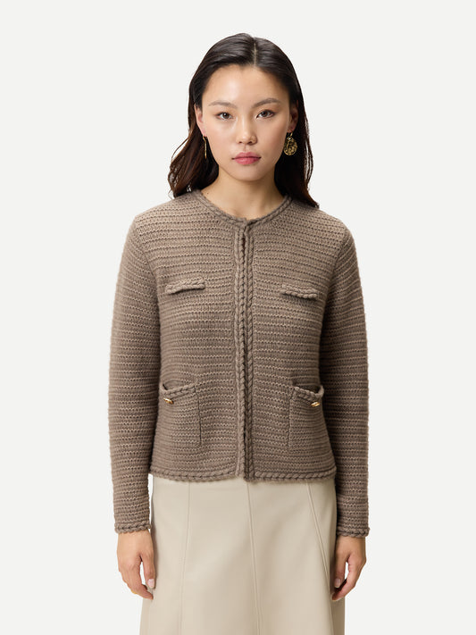 Damen Kaschmir-Cardigan im Jackenstil | GOBI Cashmere