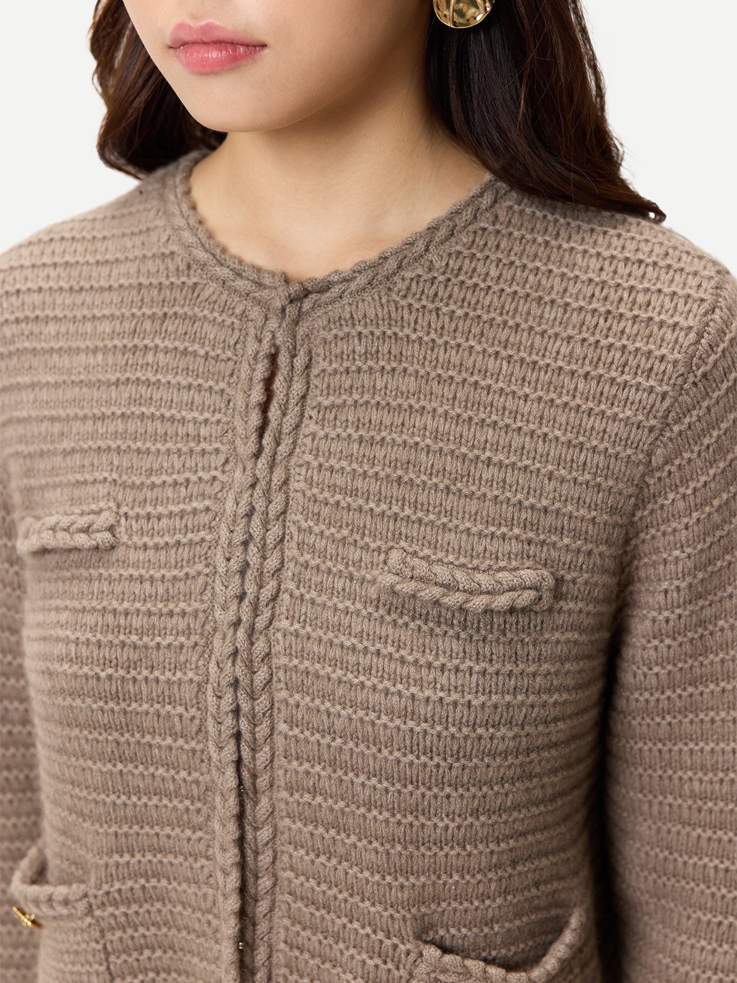 Damen Kaschmir-Cardigan im Jackenstil | GOBI Cashmere