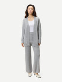 Weite Ajour-Strick Kaschmir-Hose für Damen | GOBI Cashmere