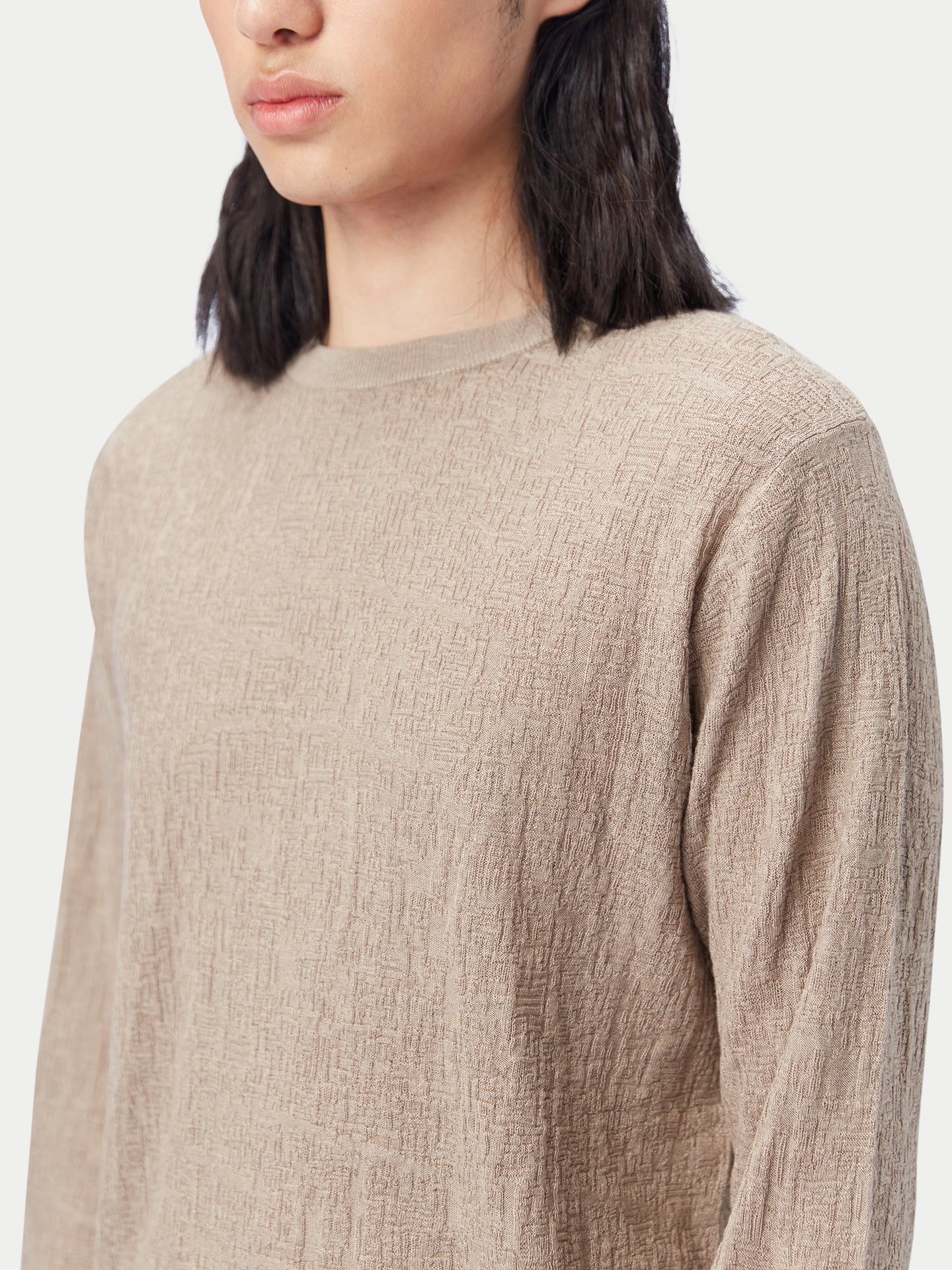 Leichter Pullover aus Seide-Kaschmir