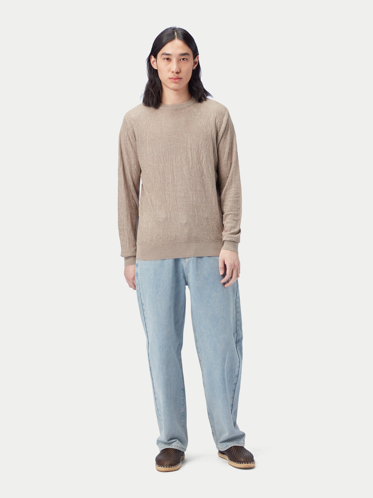 Leichter Pullover aus Seide-Kaschmir