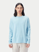 Rundhalspullover aus Baumwoll-Seiden-Kaschmir-Mischung Aquamarine - Gobi Cashmere