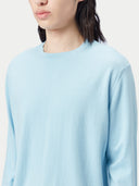 Rundhalspullover aus Baumwoll-Seiden-Kaschmir-Mischung Aquamarine - Gobi Cashmere