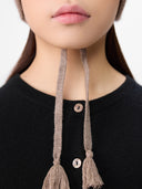 Ultimate Warmth Strick-Bindemütze Taupe - Gobi Cashmere