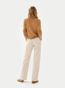 Damen Kaschmir Basic Rollkragenpullover Braun - Gobi Cashmere