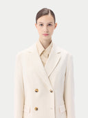 Kaschmir Mantel mit Kerbe am Revers Coconut Milk - Gobi Cashmere