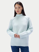 Kaschmir-Rollkragenpullover mit lockerer Passform