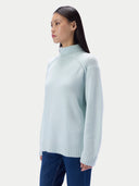 Kaschmir-Rollkragenpullover mit lockerer Passform