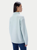 Kaschmir-Rollkragenpullover mit lockerer Passform