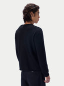 Kaschmirpullover mit Rollkante, Rundhals