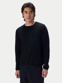 Kaschmirpullover mit Rollkante, Rundhals