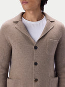 Kaschmir-Strickjacke im Blazerstil