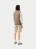Herren Kashmir Weste Taupe | GOBI Cashmere