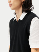 Herren Kashmir Weste Schwarz | GOBI Cashmere