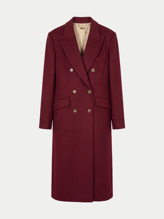 Doppelt-Reihiger Langer Mantel