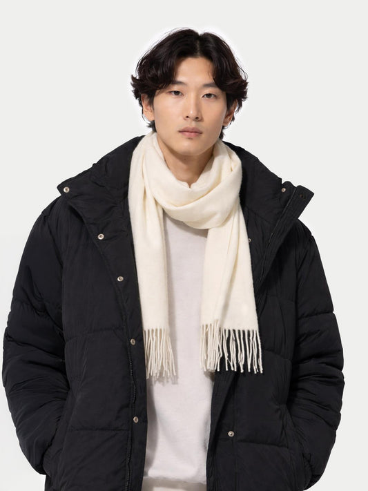 Kaschmirschal mit Fransen