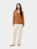 Damen V-Ausschnitt Kaschmirpullover - Gobi Cashmere