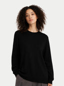 Damen Kaschmirpullover mit Rundhalsausschnitt